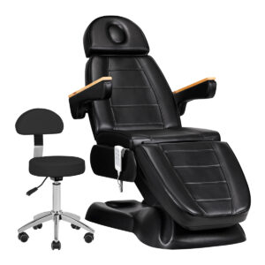 Elektrische behandelstoel SILLON Lux 273b + kruk 304 zwart