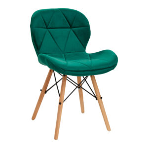 4Rico stoel QS-186 groen fluweel