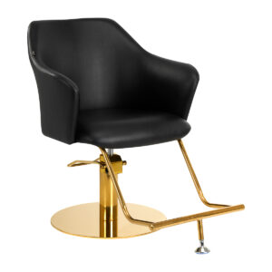 Kappersstoel B204G Zwart Goud