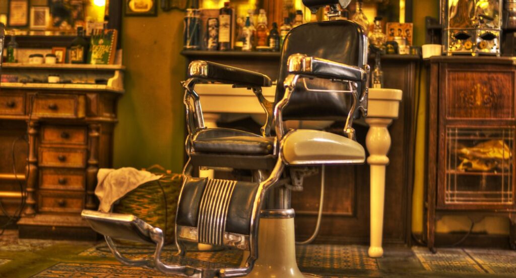 Barber stoel - kappers & co